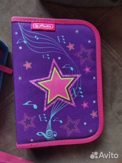 Пенал herlitz, фартук для уроков труда