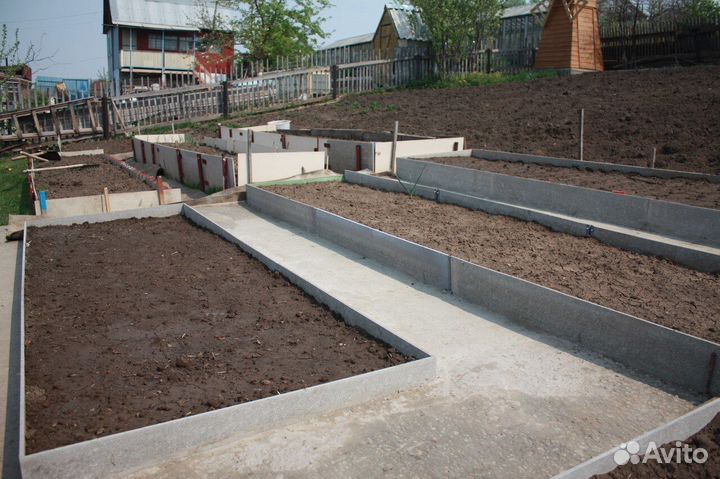 Грядки из шифера 1500*300*8