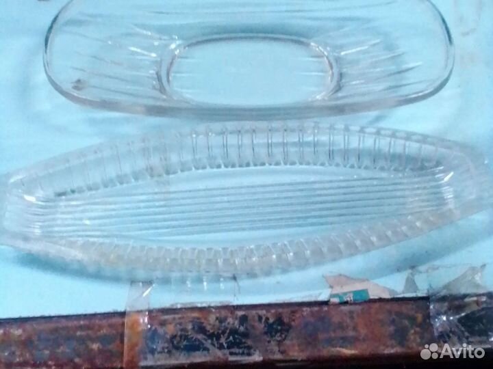 Селедочница стекло СССР
