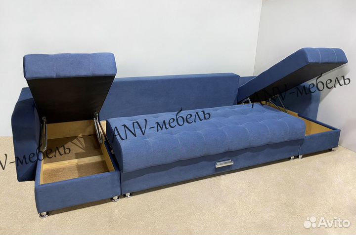 Большой П-образный диван от производителя.Доставка