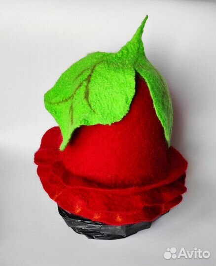 Шапка войлочная валяная для бани