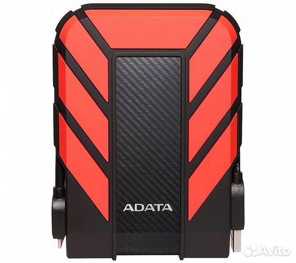 Внешний HDD A-Data HD710 Pro 2Tb, черный/красный
