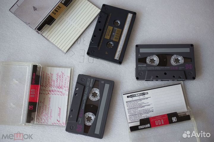Кассеты б/у maxell xlii S 90 / maxell UD II 90