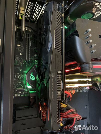 Видеокарта gtx 1080 Asus Rog