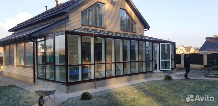 Остекление веранд беседок террас
