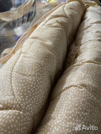 Одеяло овечья шерсть новое 2х сп