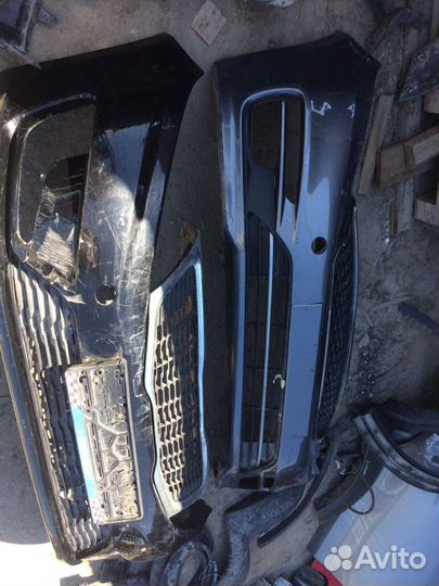 Бампер передний kia rio 3