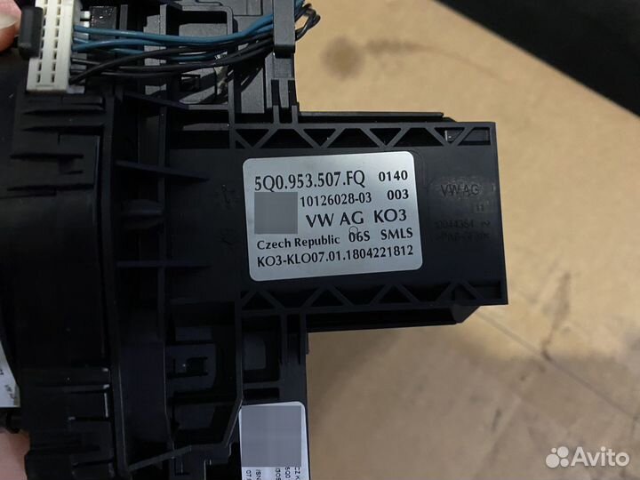 Skoda Octavia Подрулевой переключатель