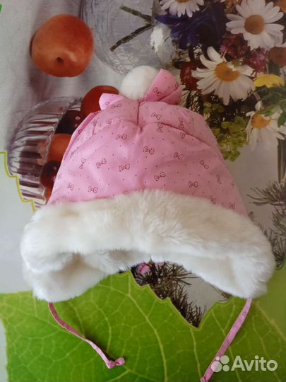Шапка для девочки 4 шт. новые