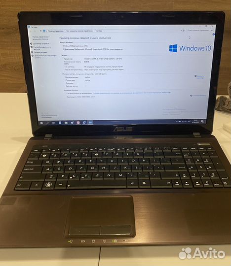Ноутбук asus k53s
