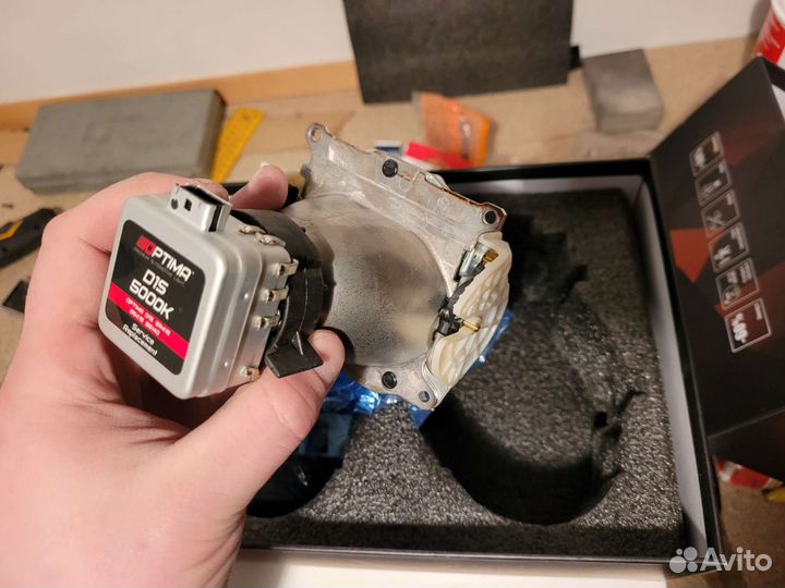 Биксеноновые линзы + лампы D1S Grand Cherokee WK2