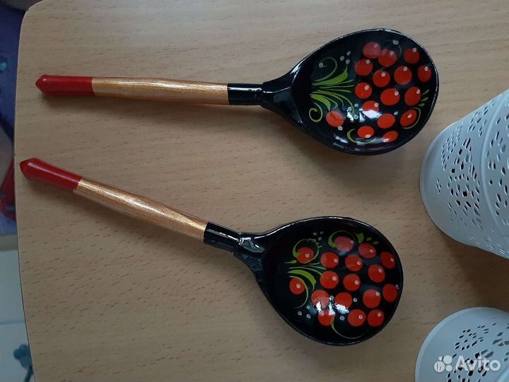 Ложки деревянные хохломские