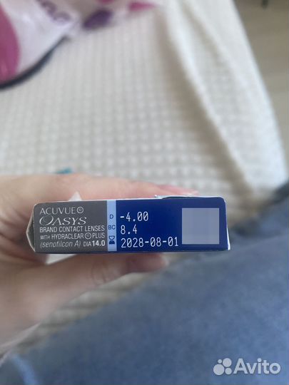 Линзы acuvue oasys