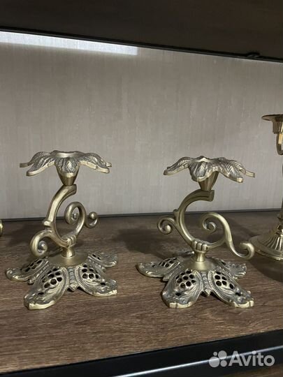 Подсвечник бронза