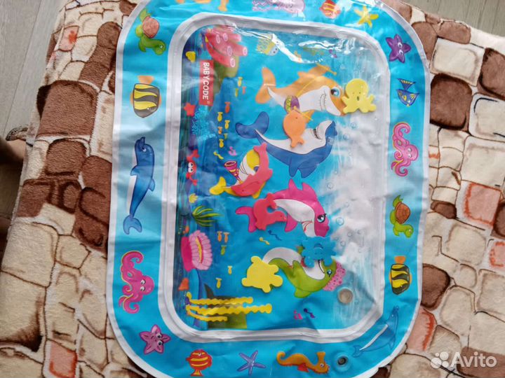 Детский водяной развивающийся коврик