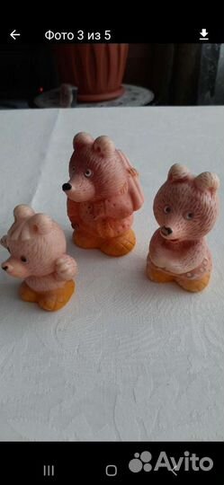 Набор резиновых игрушек