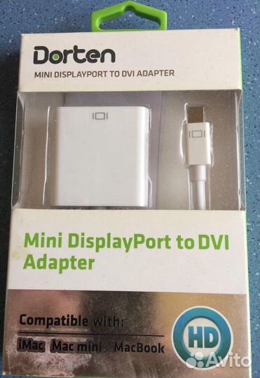 Mini DisplayPort to DVI Adapter
