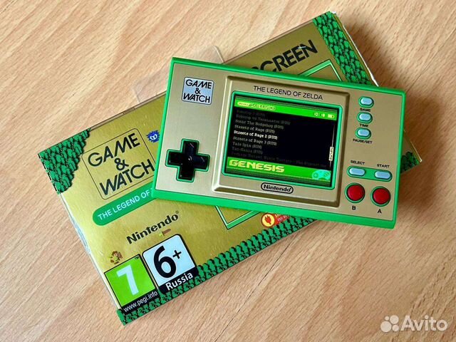 Прошитый Nintendo Game and Watch Legend of Zelda