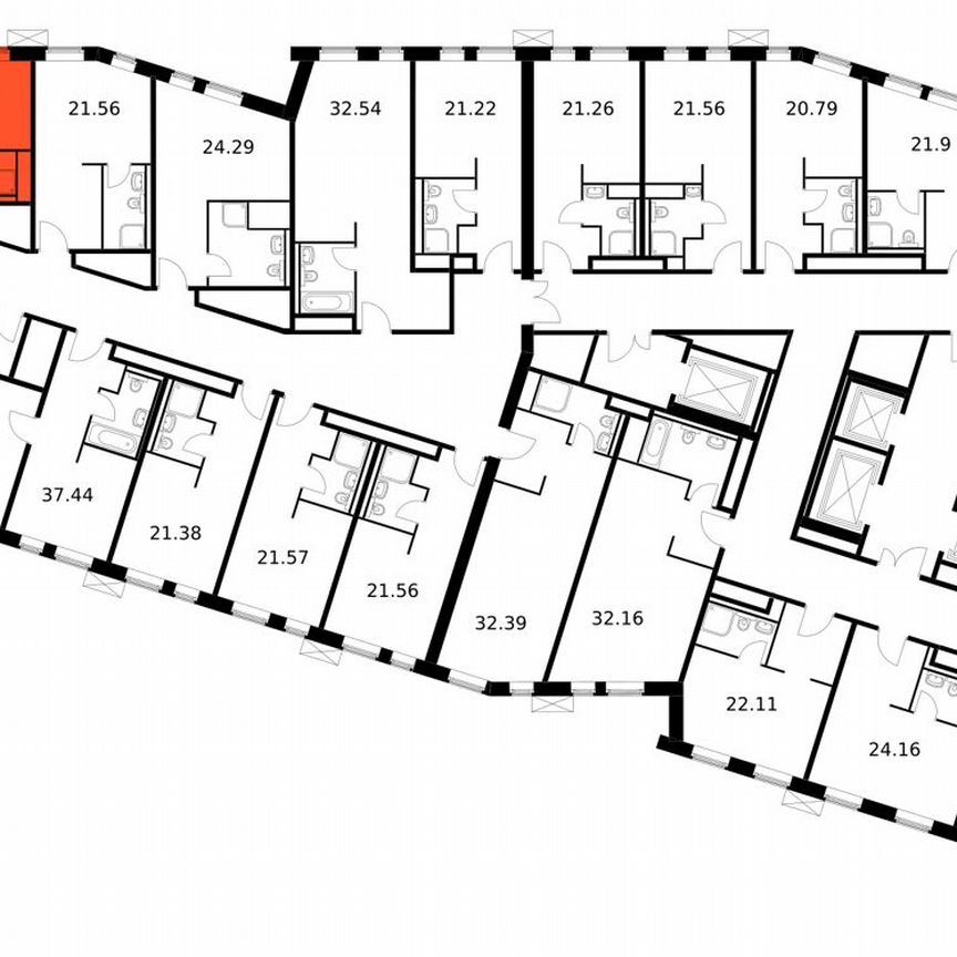 Апартаменты-студия, 20,3 м², 3/15 эт.