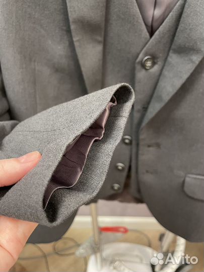 Школьный костюм-тройка 128-134