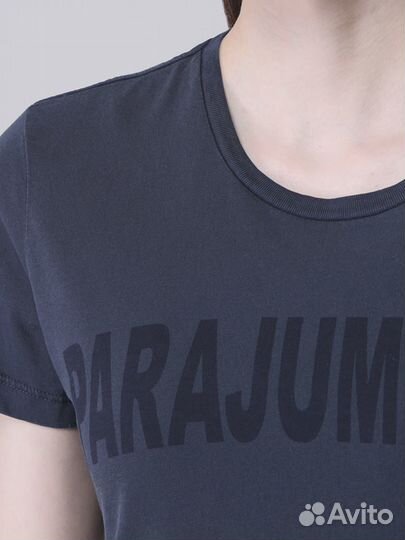 Футболка хлопковая с логотипом Parajumpers