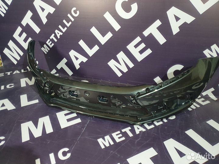 Бампер Ваз 2190 Granta FL - серый (борнео - 633)