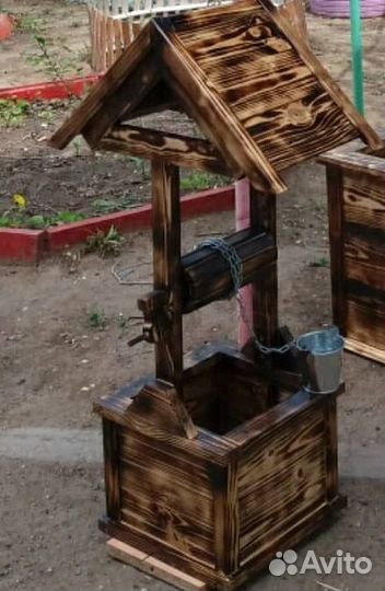 Деревянные Интерьерные колодцы