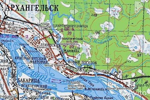 Карты Архангельской области к навигаторам Гармин