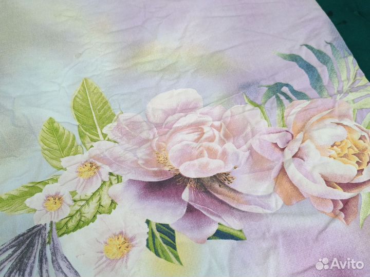 Постельное белье 2 спальное сатин бу