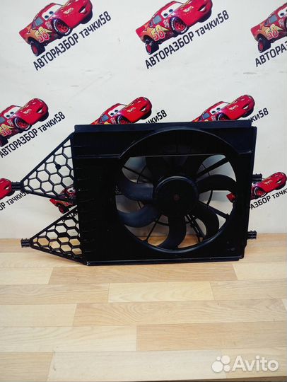 Вентилятор охлаждения Skoda Fabia 2 (5J) рест