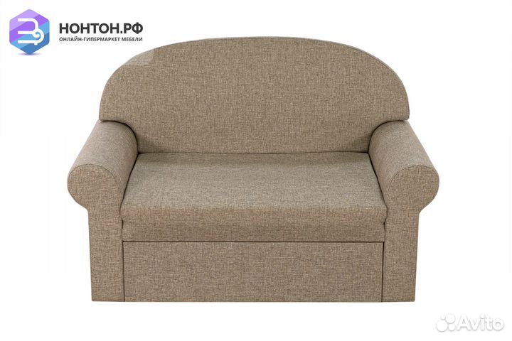 Диван выкатной Новь-1 темно-бежевый