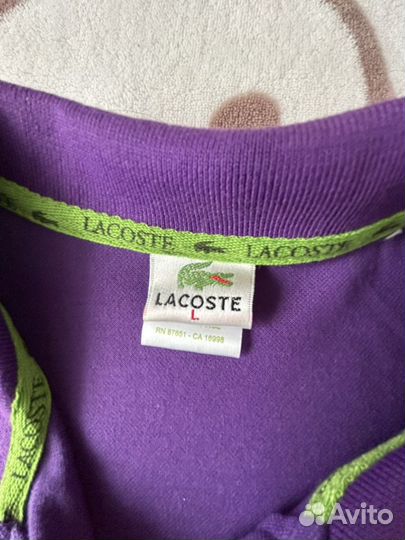 Футболка поло lacoste женская 42-44