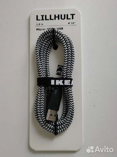 Кабель микро-USB-USB IKEA Lillhult