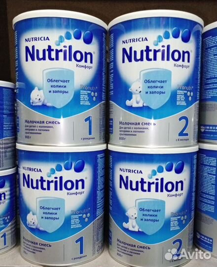 Детское питание Nutrilon Комфорт 1 2 900гр