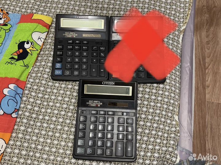Калькулятор Citizen SDC-888T б/у