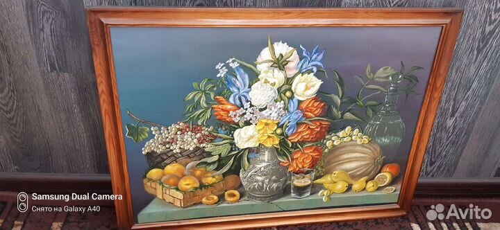 Картина маслом на холсте натюрморт