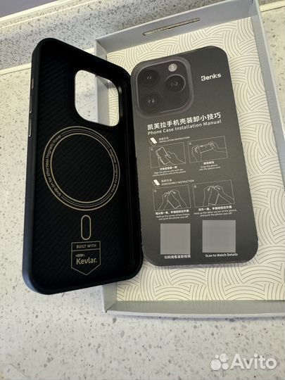 Чехол Benks kevlar iPhone 15 pro