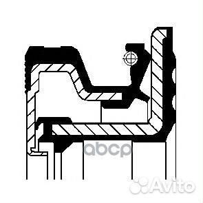 Сальник дифференциала 12018678B Corteco