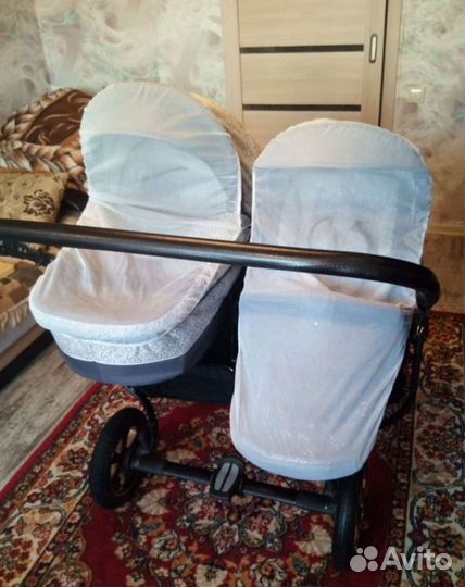 Детские коляски 2 в 1 для двойни б/у