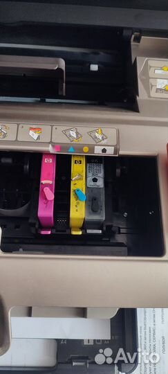 Принтер hp deskjet 6525 с новыми картриджами 655