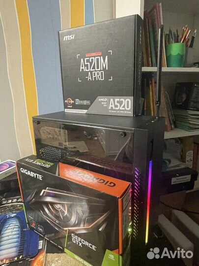 Игровой пк с монитором