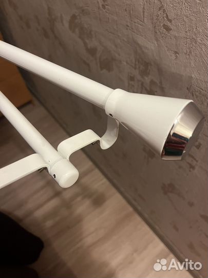 Карнизы для штор двухрядный металлический