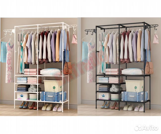 Вешалка шкаф напольная для одежды