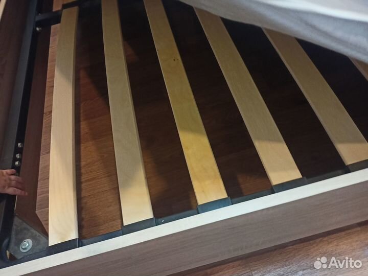 Кровать двуспальная с ортопедическим основанием и