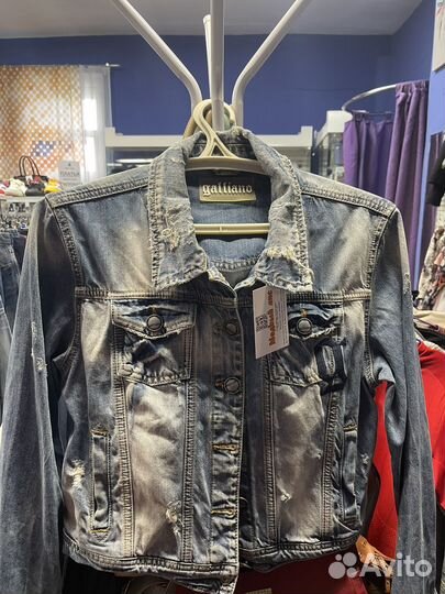 Джинсовая куртка galliano 44