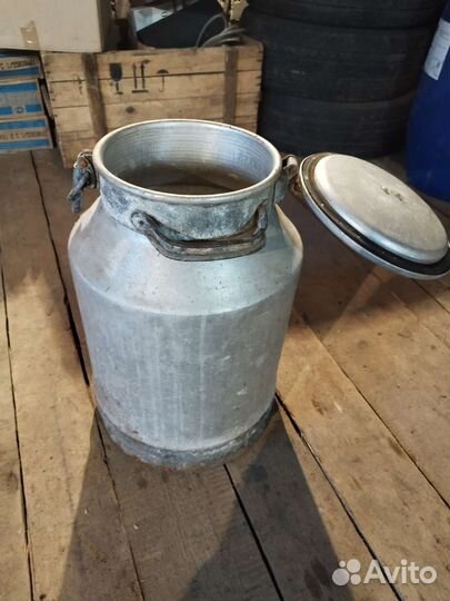 Фляги бидоны алюминиевые 40 л бу