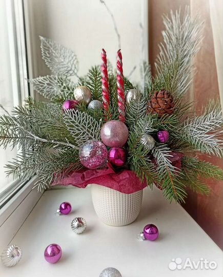 Новогодние композиции нобилис