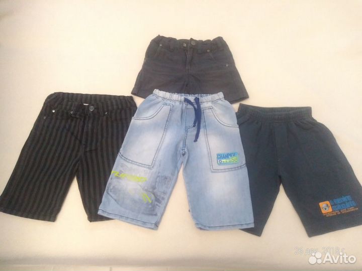 Шорты пакетом как новые на 6-7 лет фирменные