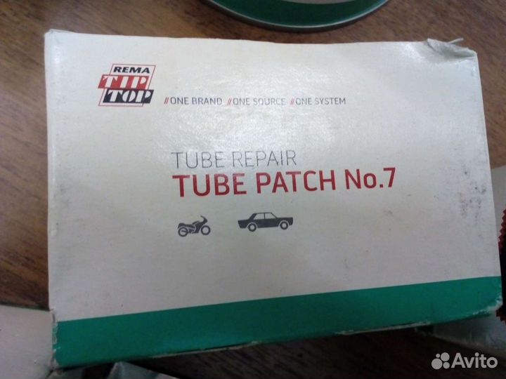 Заплатки Tip-Top для авто и мото камер