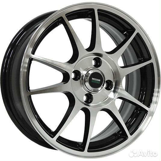 Диски Megami MGM-5 6x15/4x100 ET36 D60.1 BKF (4шт)